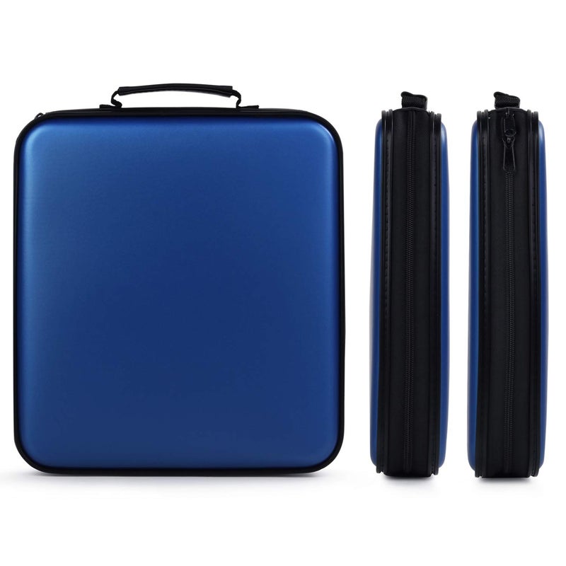 Fansport CD Case 160 Capacity DVD Case Organizer CD/DVD Case, CD Case Storage DVD Organizer Case DVD Booklet CD/DVD Holder Case DVD Book Heavy Duty DVD Case Book Wallet - Image 3